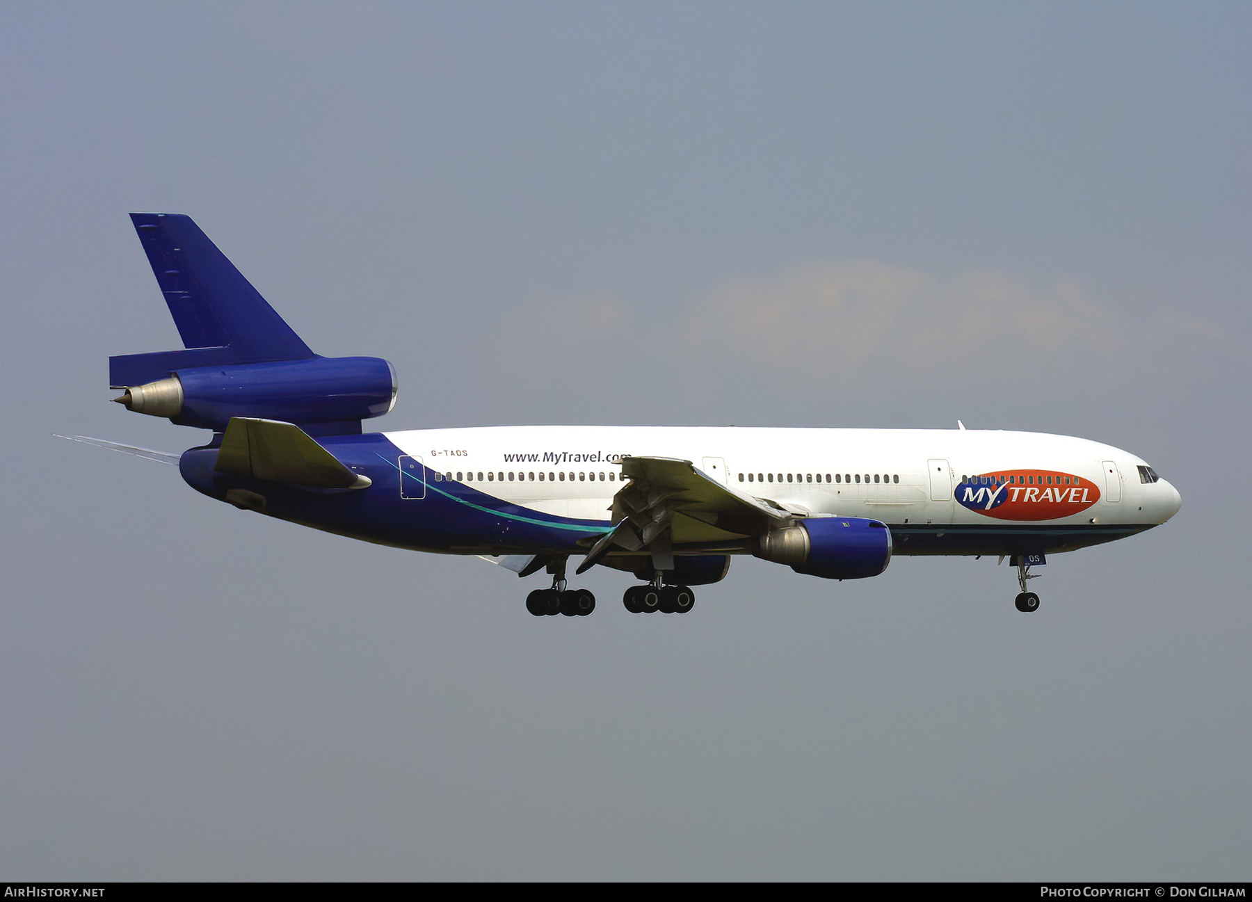 Aircraft Photo of G-TAOS | McDonnell Douglas DC-10-10 | MyTravel Airways | AirHistory.net #323373