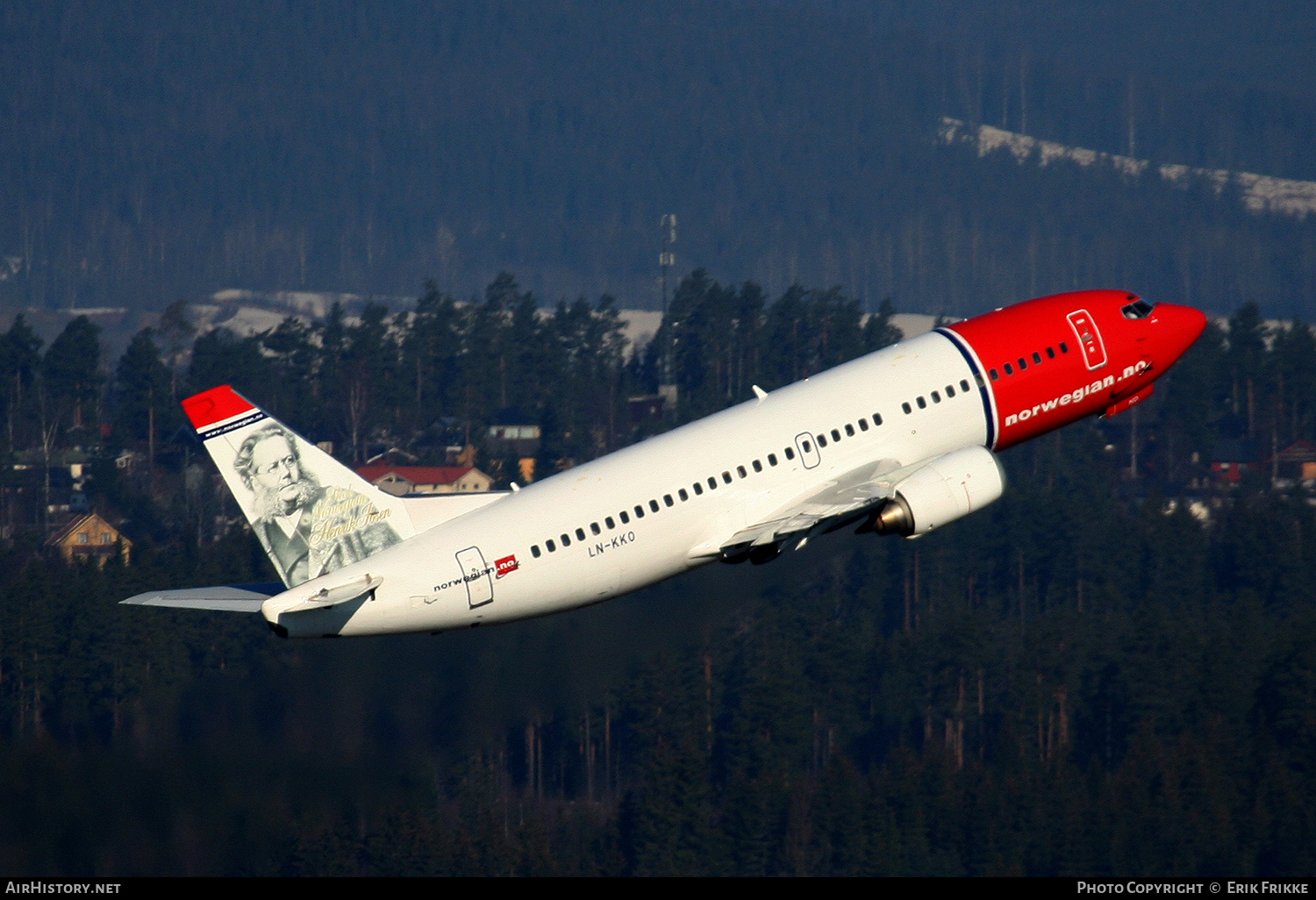 Aircraft Photo of LN-KKO | Boeing 737-3Y0 | Norwegian | AirHistory.net #323374