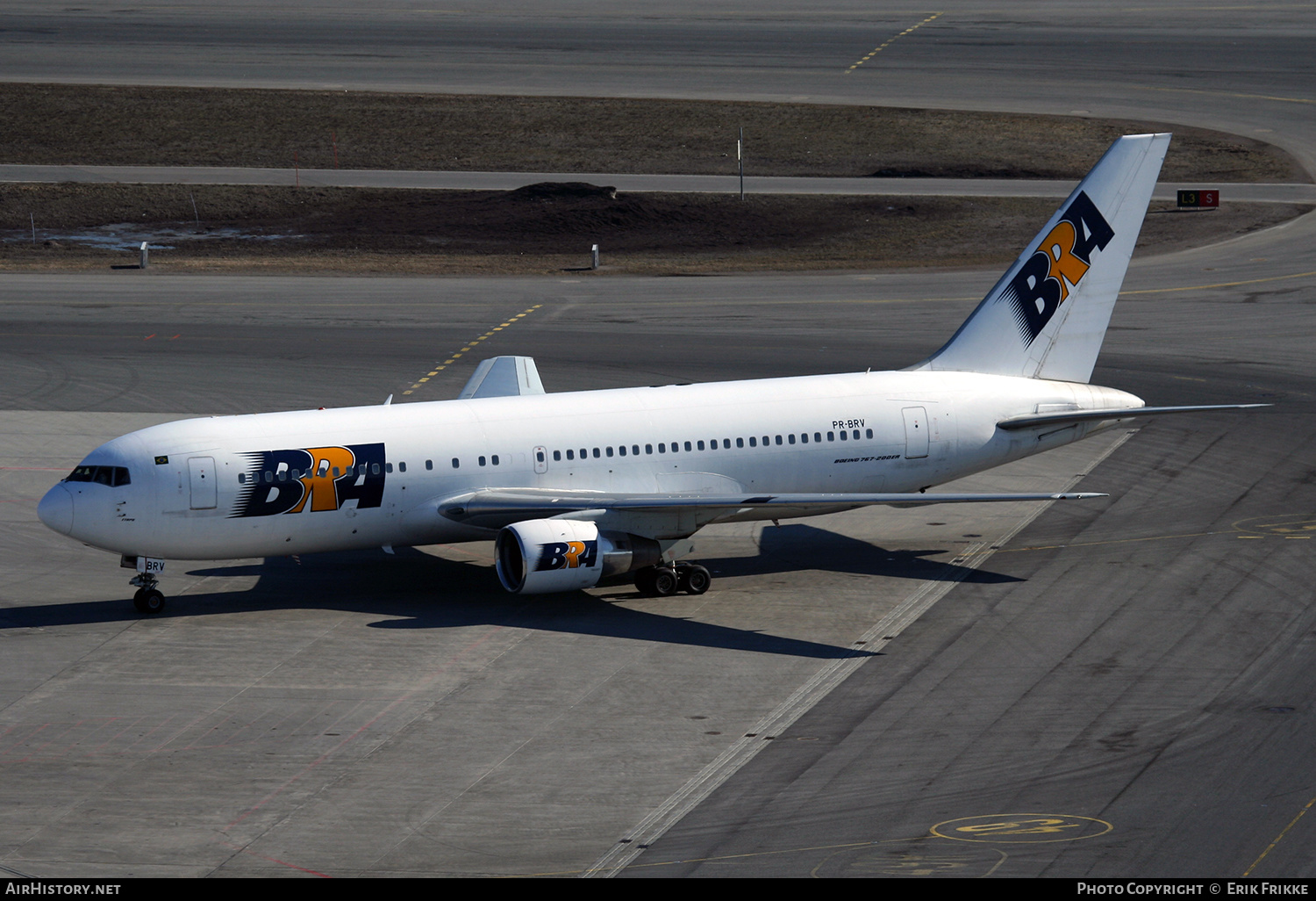 Aircraft Photo of PR-BRV | Boeing 767-231(ER) | BRA Transportes Aereos | AirHistory.net #323375