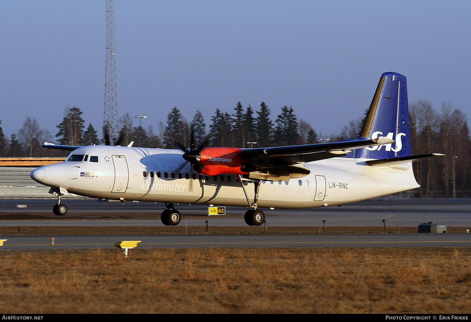 Aircraft Photo of LN-RNC | Fokker 50 | Scandinavian Commuter - SAS | AirHistory.net #323377