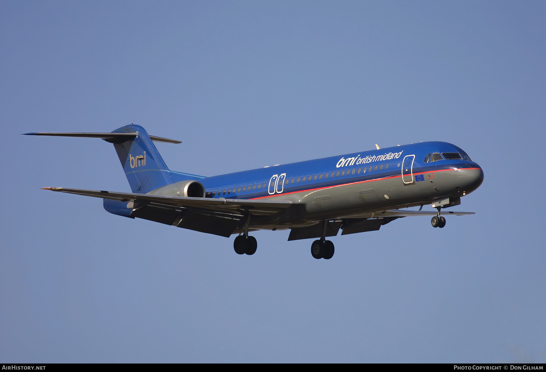 Aircraft Photo of G-BXWF | Fokker 100 (F28-0100) | BMI - British Midland International | AirHistory.net #323388