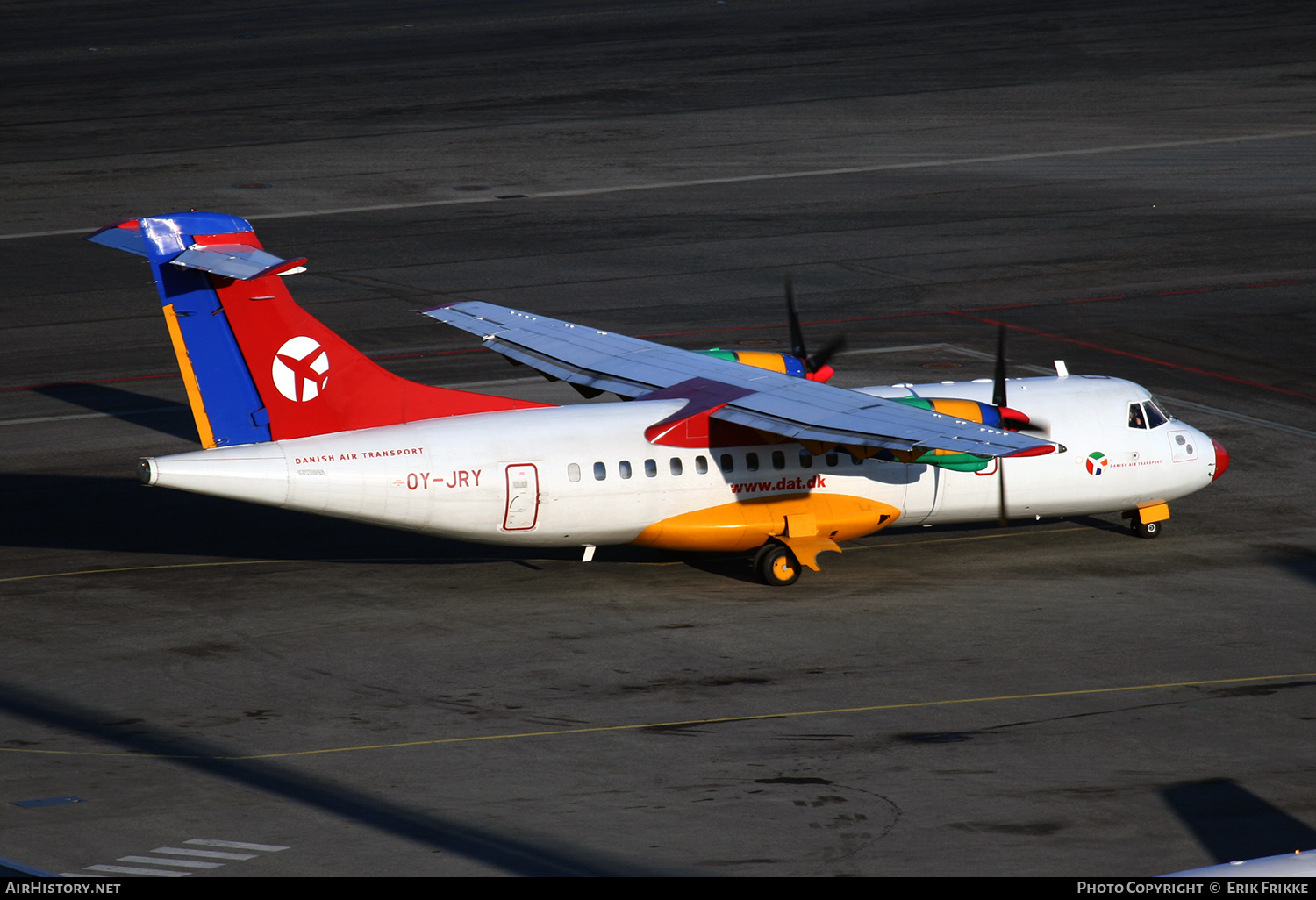 Aircraft Photo of OY-JRY | ATR ATR-42-300 | Danish Air Transport - DAT | AirHistory.net #323405