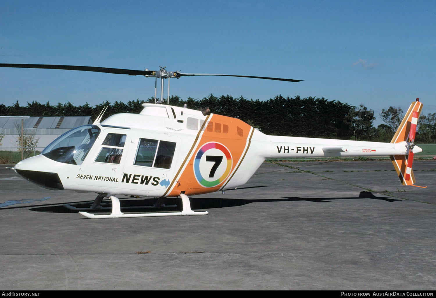 Aircraft Photo of VH-FHV | Bell 206B-3 JetRanger III | Channel 7 News | AirHistory.net #323426