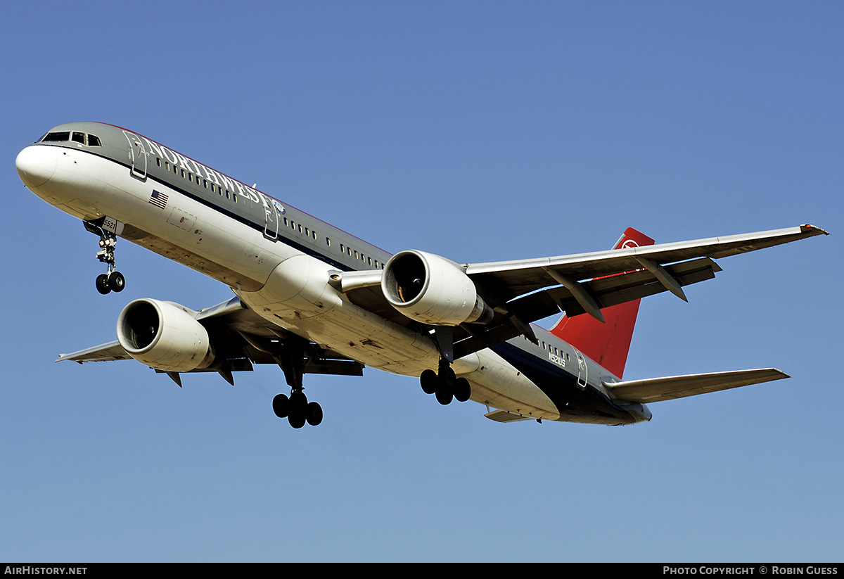 Aircraft Photo of N521US | Boeing 757-251 | Northwest Airlines | AirHistory.net #323428