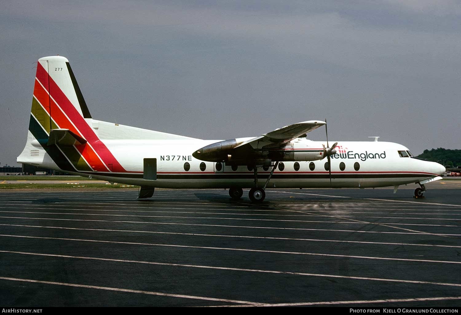 Aircraft Photo of N377NE | Fairchild Hiller FH-227C | Air New England | AirHistory.net #323452