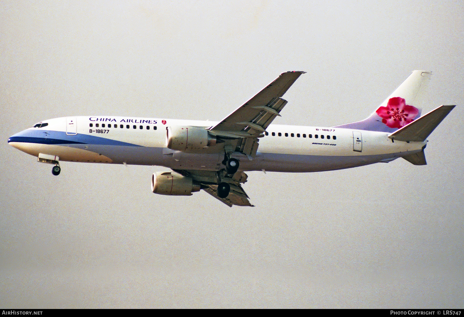 Aircraft Photo of B-18677 | Boeing 737-43Q | China Airlines | AirHistory.net #323458