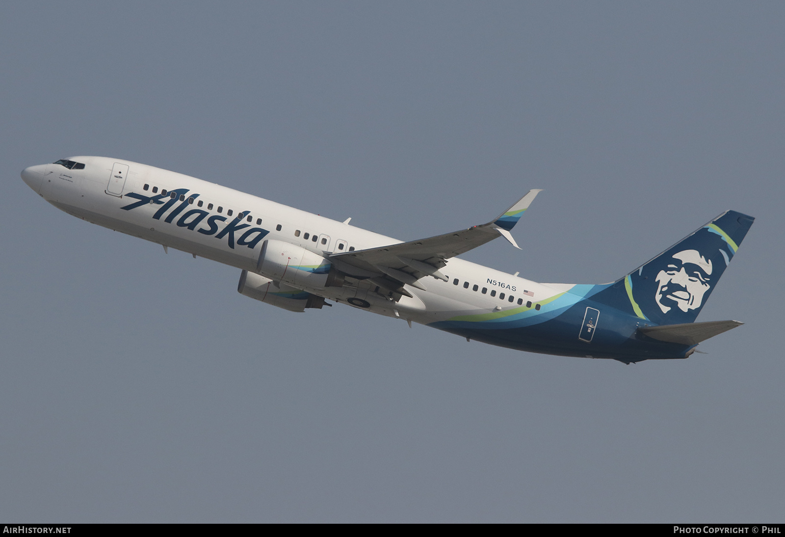 Aircraft Photo of N516AS | Boeing 737-890 | Alaska Airlines | AirHistory.net #323479