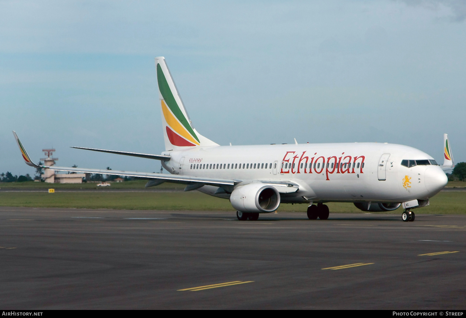 Aircraft Photo of ET-AMZ | Boeing 737-8BK | Ethiopian Airlines | AirHistory.net #323489