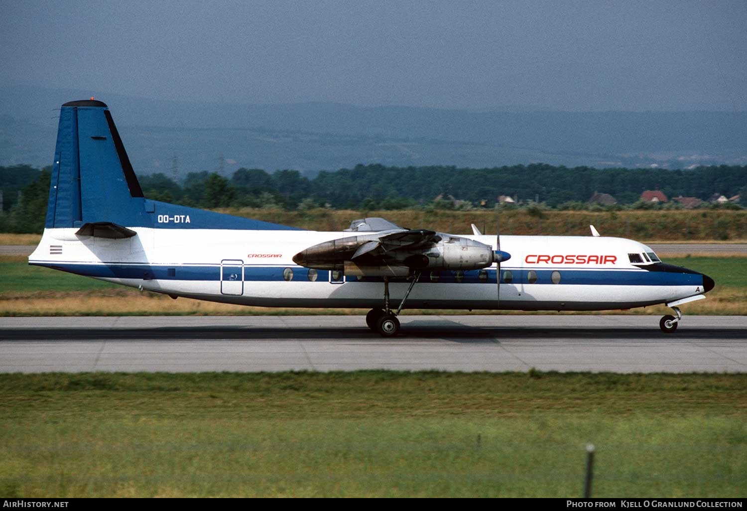 Aircraft Photo of OO-DTA | Fairchild Hiller FH-227B | Crossair | AirHistory.net #323514