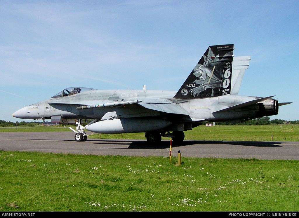Aircraft Photo of 188712 | McDonnell Douglas CF-188 Hornet | Canada - Air Force | AirHistory.net #323519