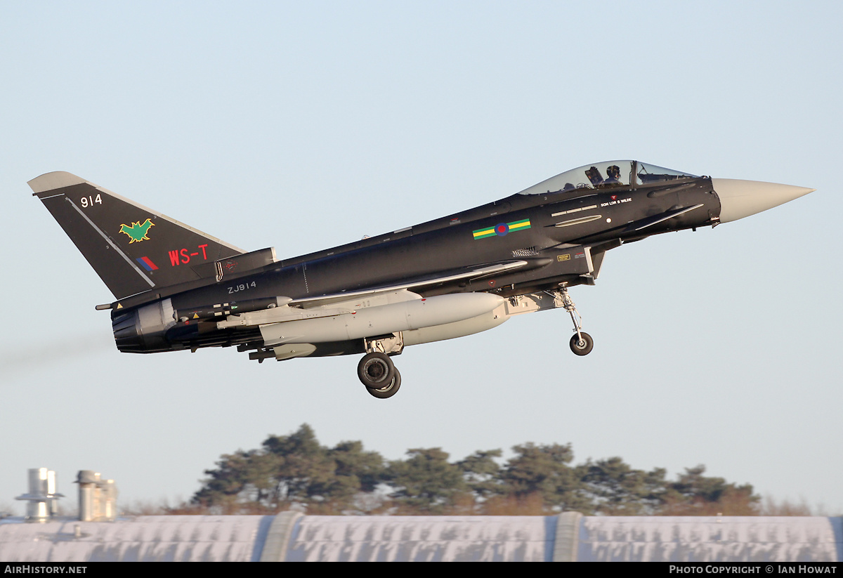 Aircraft Photo of ZJ914 | Eurofighter EF-2000 Typhoon FGR4 | UK - Air Force | AirHistory.net #323527