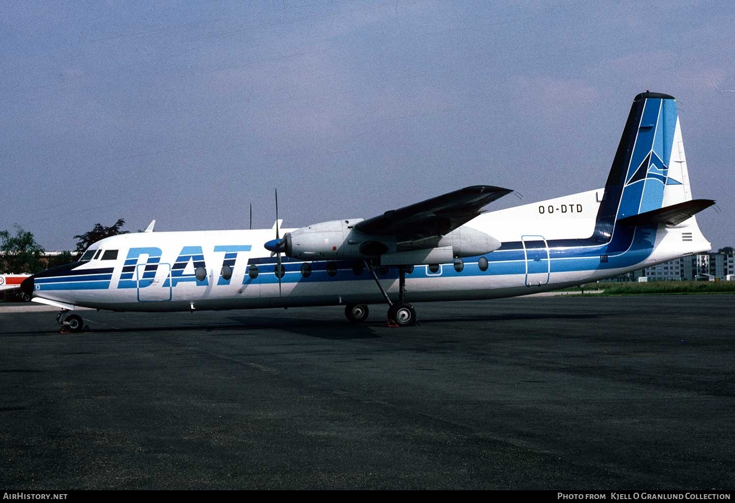Aircraft Photo of OO-DTD | Fairchild Hiller FH-227B | Delta Air Transport - DAT | AirHistory.net #323528