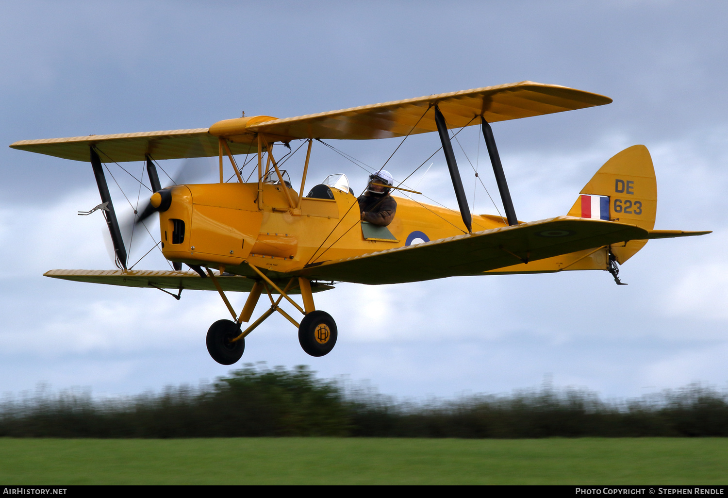 Aircraft Photo of G-ANFI / DE623 | De Havilland D.H. 82A Tiger Moth | UK - Air Force | AirHistory.net #323567
