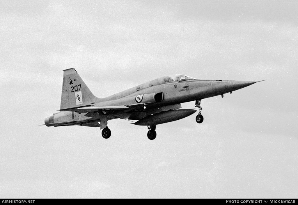 Aircraft Photo of 207 | Northrop F-5A Freedom Fighter | Norway - Air Force | AirHistory.net #323575