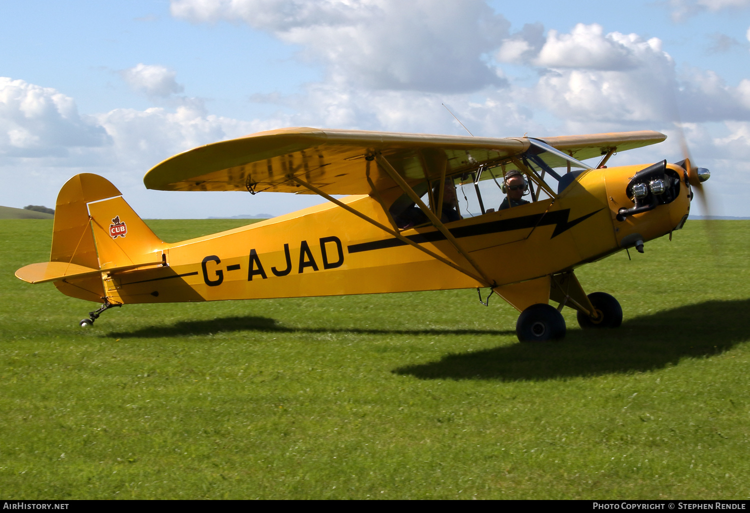 Aircraft Photo of G-AJAD | Piper J-3C-65 Cub | AirHistory.net #323579