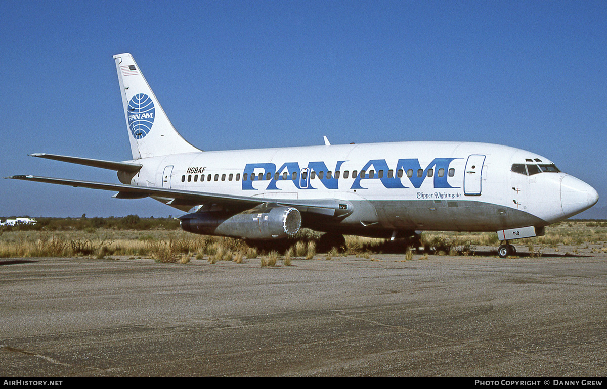 Aircraft Photo of N69AF | Boeing 737-222 | Pan American World Airways - Pan Am | AirHistory.net #323581
