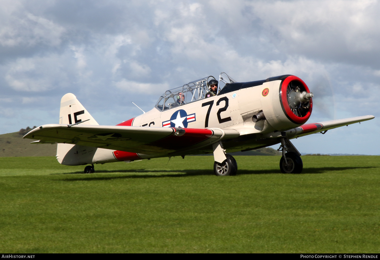 Aircraft Photo of G-DHHF | North American SNJ-5 Texan | USA - Marines | AirHistory.net #323594