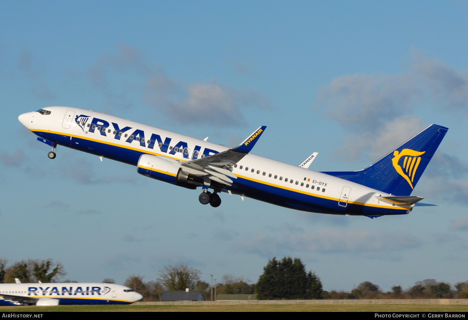 Aircraft Photo of EI-DYX | Boeing 737-8AS | Ryanair | AirHistory.net #323661