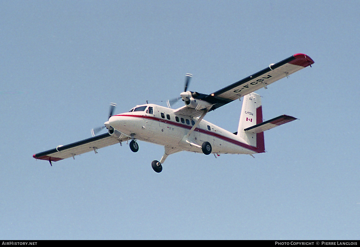 Aircraft Photo of C-FCSW | De Havilland Canada DHC-6-300 Twin Otter | Transport Canada | AirHistory.net #323666