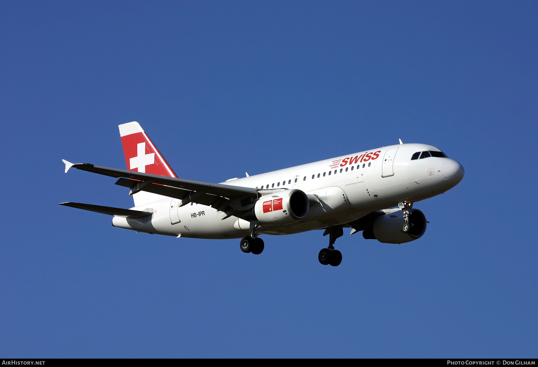 Aircraft Photo of HB-IPR | Airbus A319-112 | Swiss International Air Lines | AirHistory.net #323670