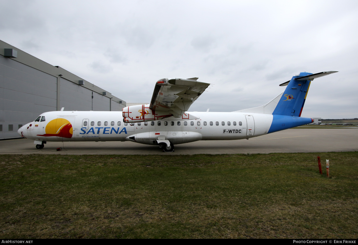 Aircraft Photo of F-WTDC | ATR ATR-72-500 (ATR-72-212A) | Colombia - Satena | AirHistory.net #323691