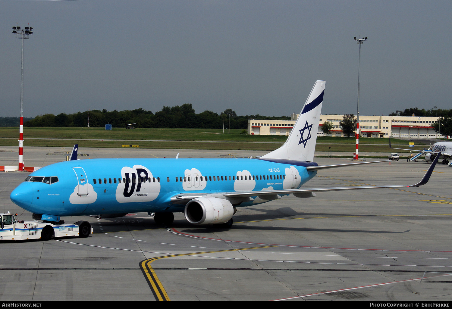 Aircraft Photo of 4X-EKT | Boeing 737-8BK | Up by El Al | AirHistory.net #323694