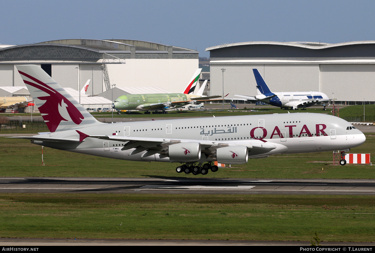 Aircraft Photo of F-WWAJ | Airbus A380-841 | Qatar Airways | AirHistory.net #323701