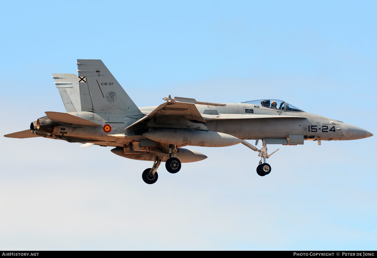 Aircraft Photo of C.15-37 | McDonnell Douglas EF-18M Hornet | Spain - Air Force | AirHistory.net #323712