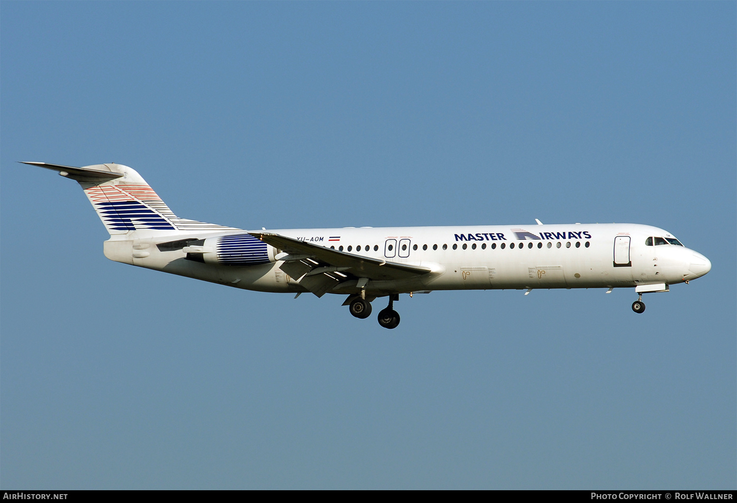 Aircraft Photo of YU-AOM | Fokker 100 (F28-0100) | Master Airways | AirHistory.net #323725