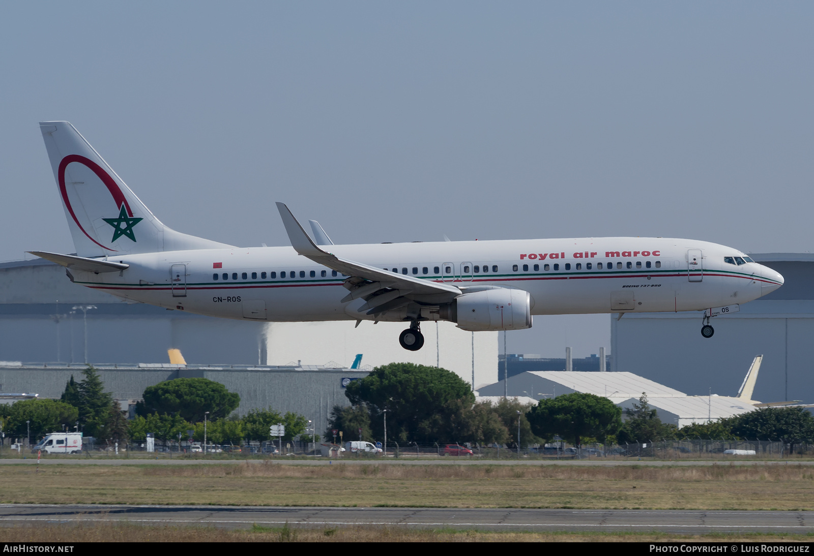 Aircraft Photo of CN-ROS | Boeing 737-8B6 | Royal Air Maroc - RAM | AirHistory.net #323727