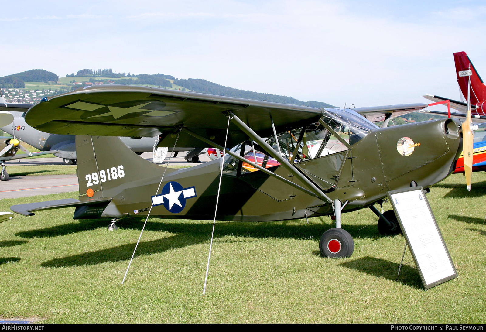 Aircraft Photo of N121MC / 299186 | Stinson L-5 Sentinel | Commemorative Air Force | USA - Air Force | AirHistory.net #323743