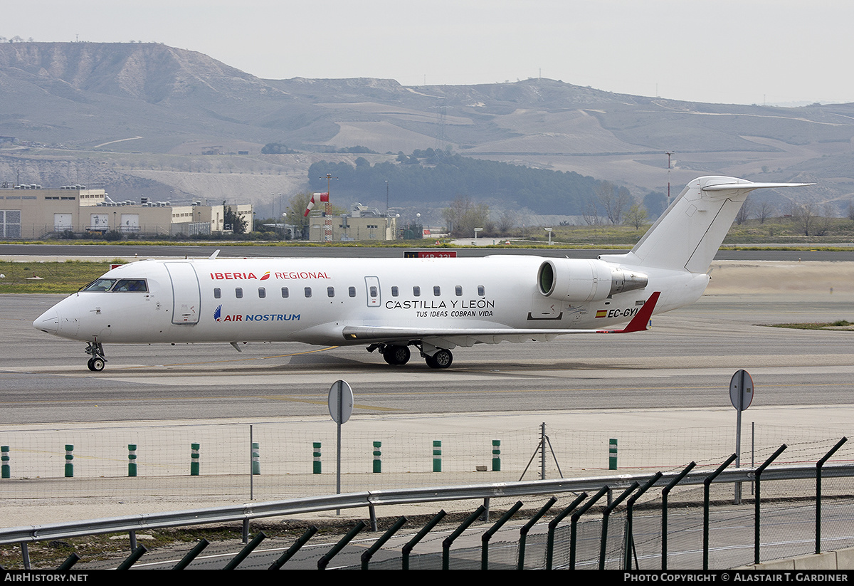 Aircraft Photo of EC-GYI | Bombardier CRJ-200ER (CL-600-2B19) | Air Nostrum | AirHistory.net #323745