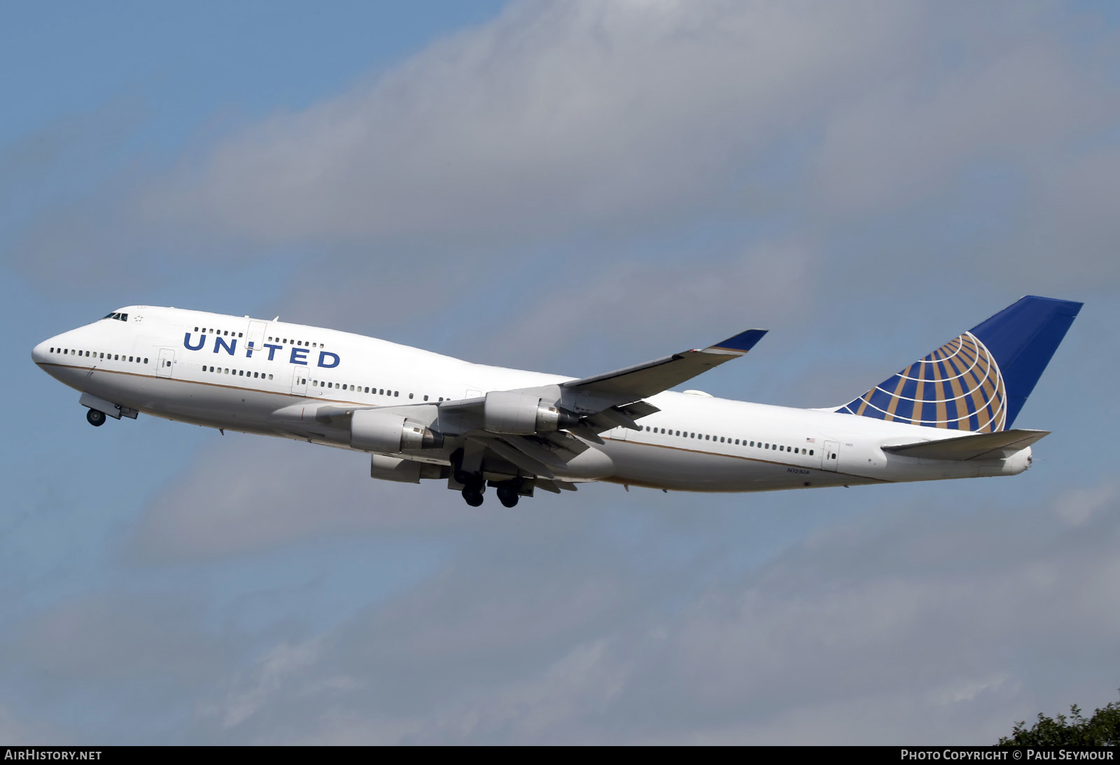 Aircraft Photo of N121UA | Boeing 747-422 | United Airlines | AirHistory.net #323760