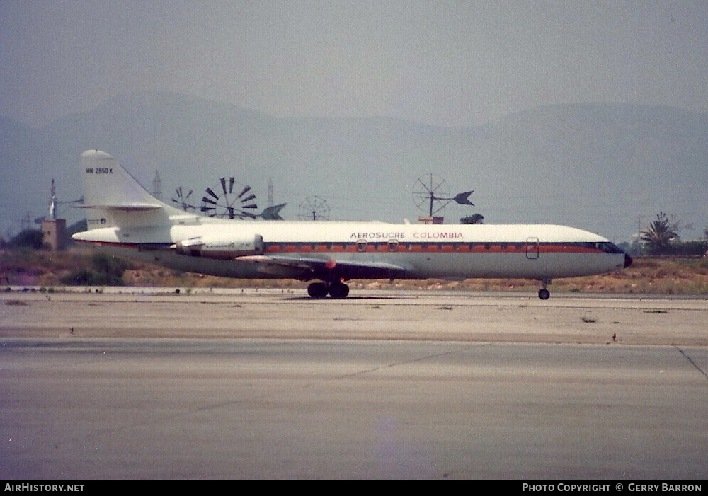 Aircraft Photo of HK-2850X | Sud SE-210 Caravelle 11R | Aerosucre | AirHistory.net #323778