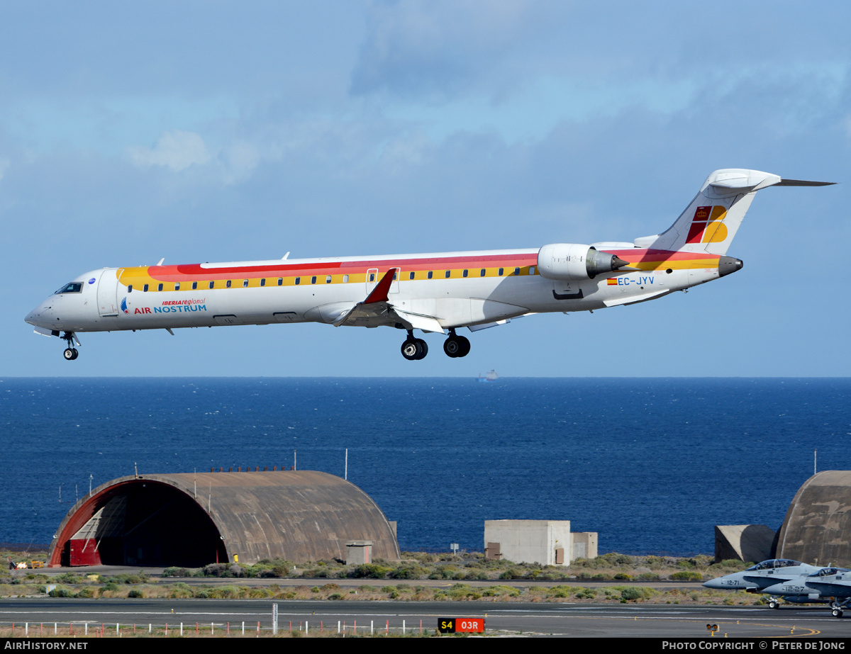 Aircraft Photo of EC-JYV | Bombardier CRJ-900 (CL-600-2D24) | Iberia Regional | AirHistory.net #323781