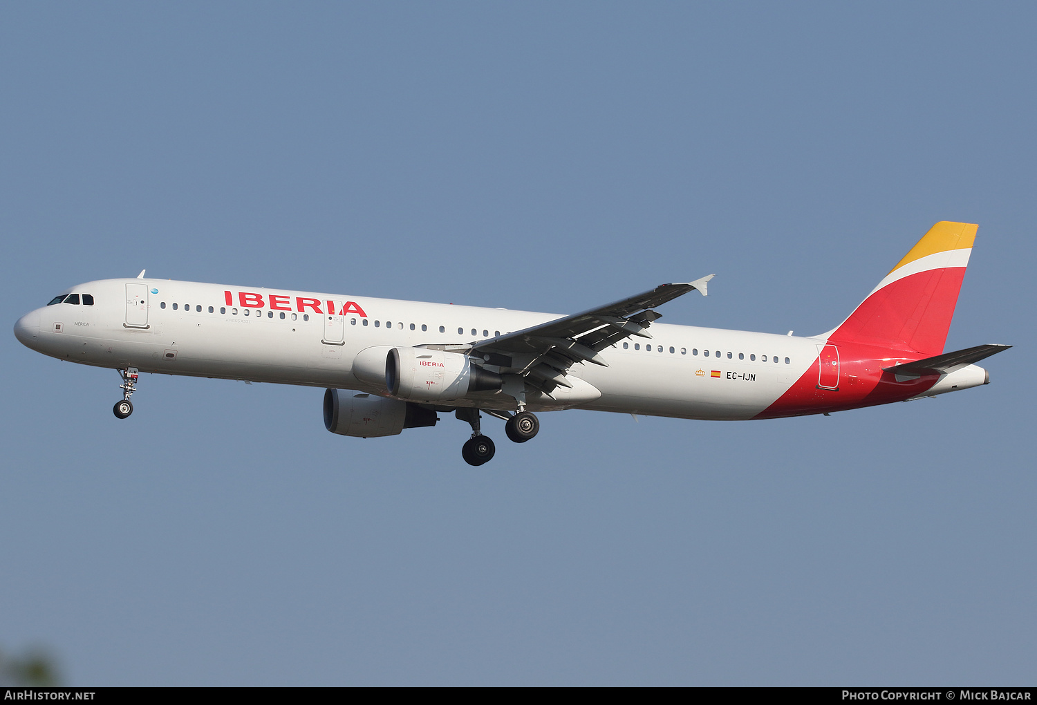 Aircraft Photo of EC-IJN | Airbus A321-212 | Iberia | AirHistory.net #323782