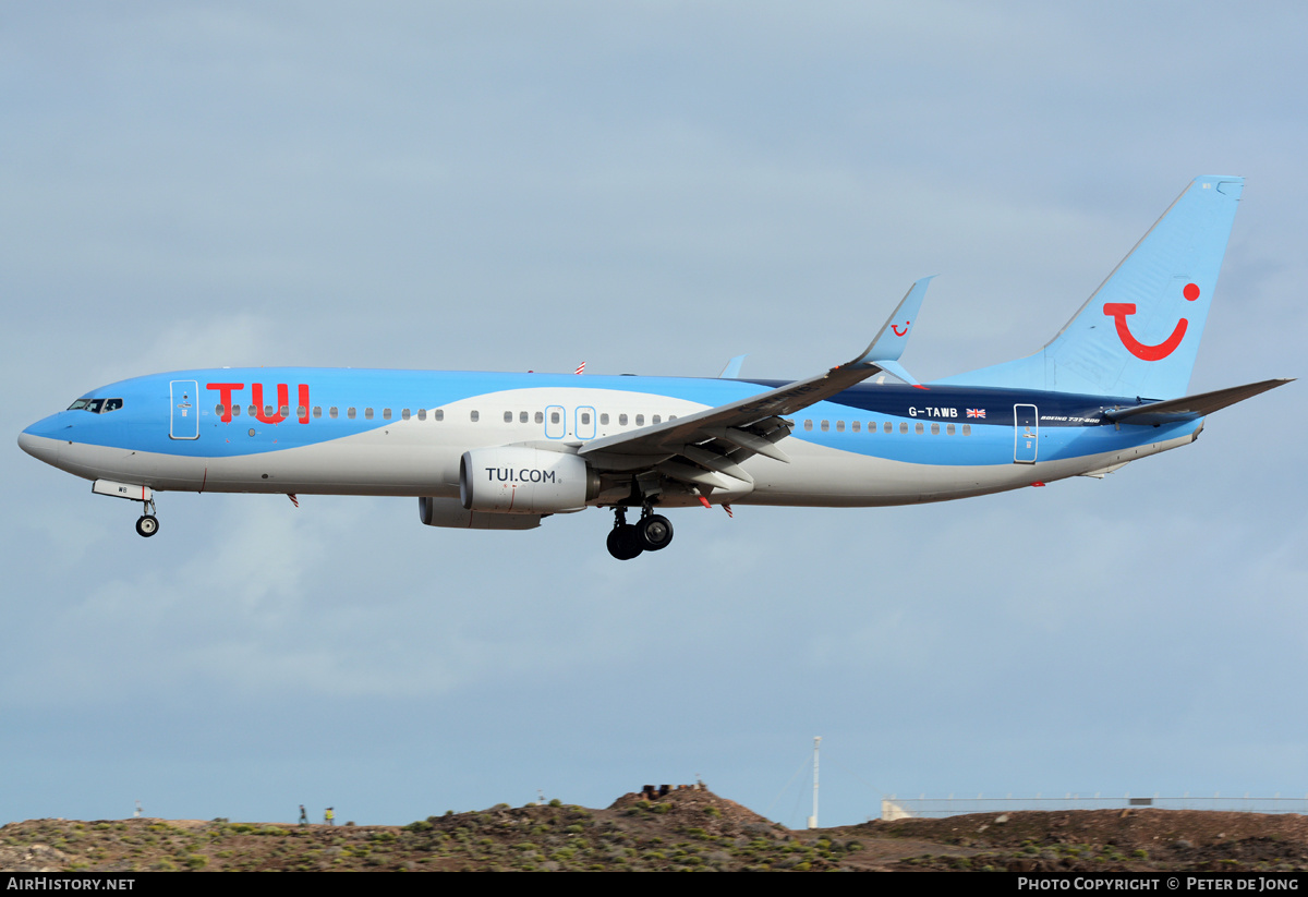 Aircraft Photo of G-TAWB | Boeing 737-8K5 | TUI | AirHistory.net #323824