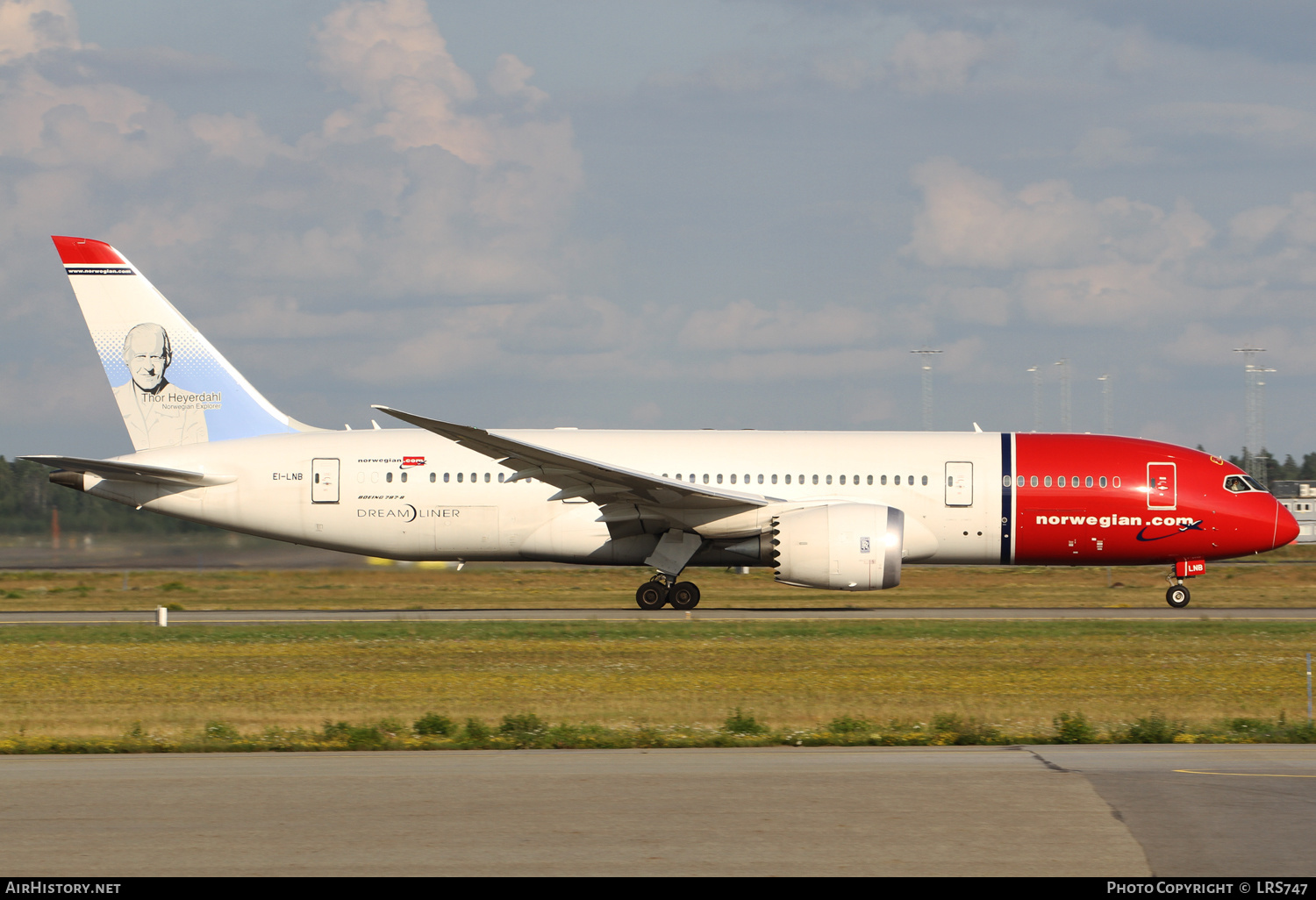 Aircraft Photo of EI-LNB | Boeing 787-8 Dreamliner | Norwegian | AirHistory.net #323838