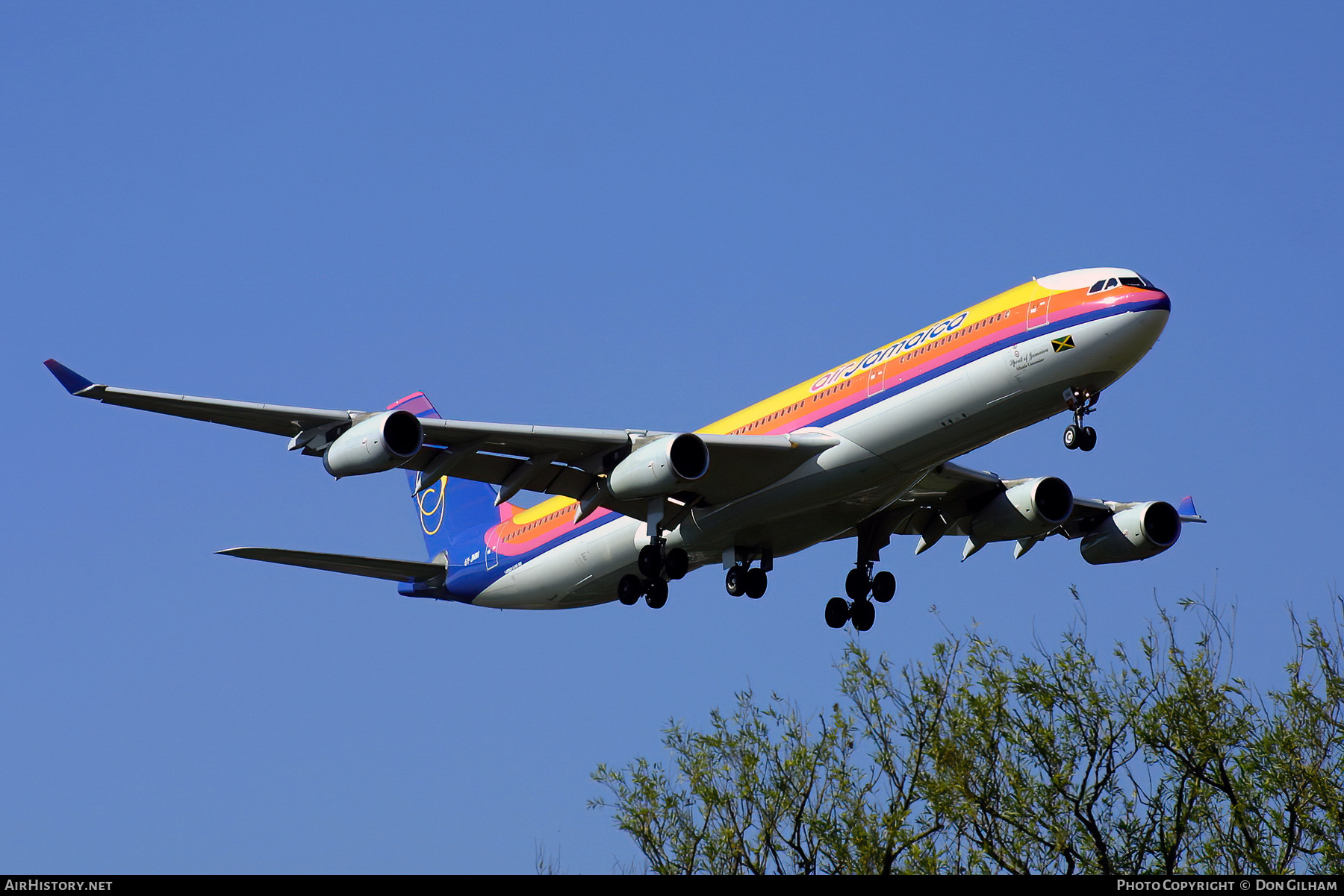 Aircraft Photo of 6Y-JMM | Airbus A340-313X | Air Jamaica | AirHistory.net #323861