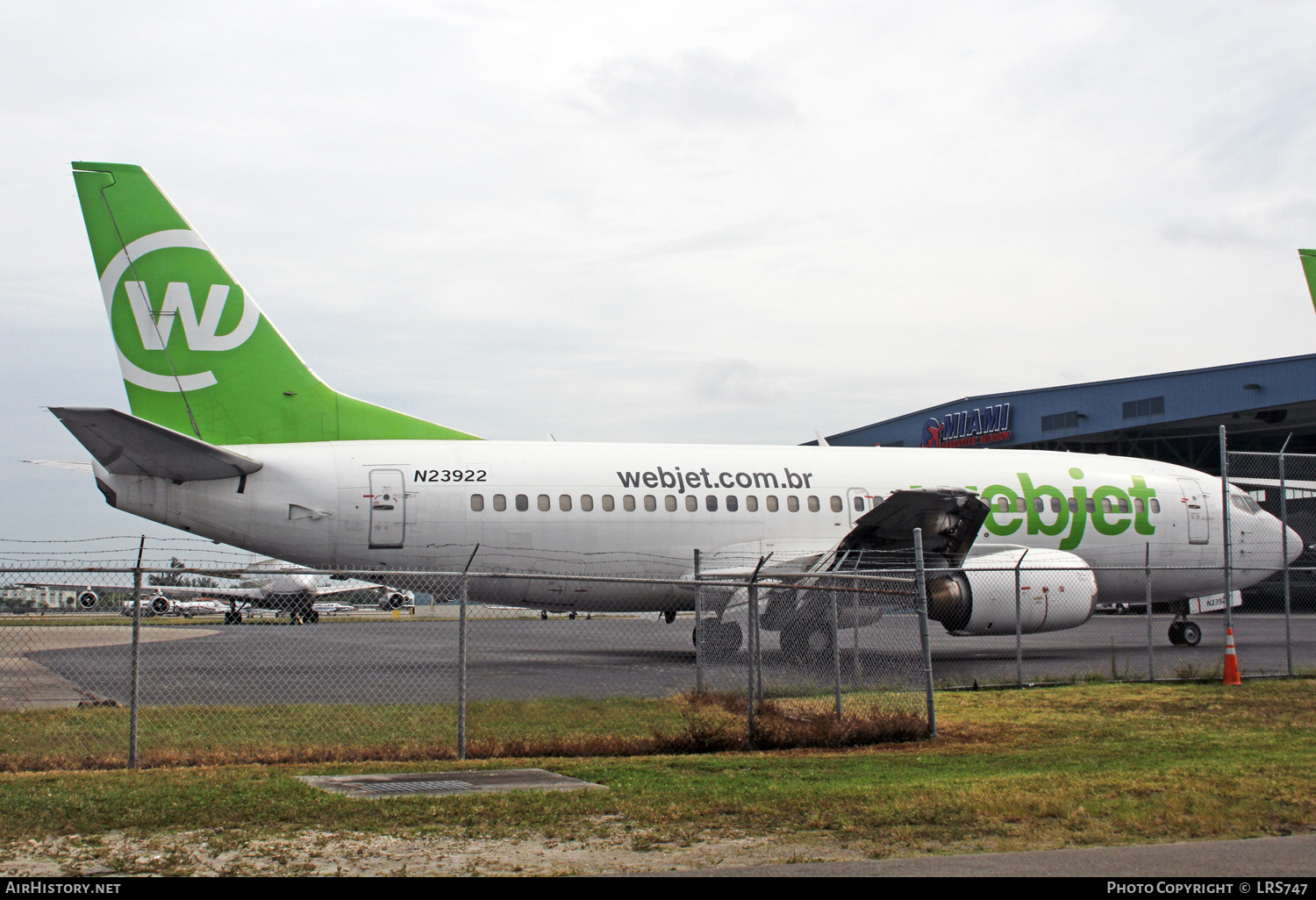 Aircraft Photo of N23922 | Boeing 737-3Y0 | WebJet Linhas Aéreas | AirHistory.net #323863