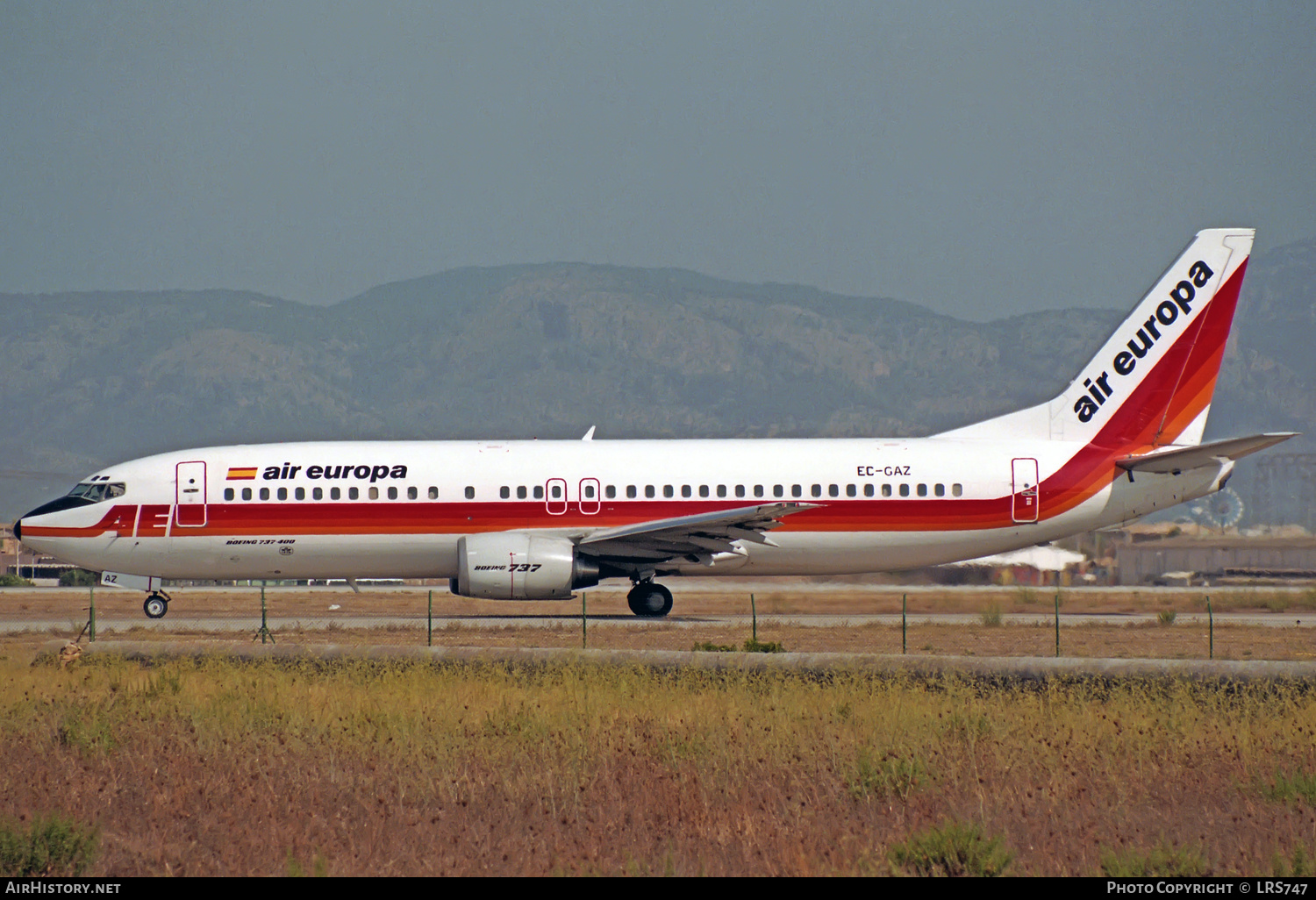Aircraft Photo of EC-GAZ | Boeing 737-4Y0 | Air Europa | AirHistory.net #323865