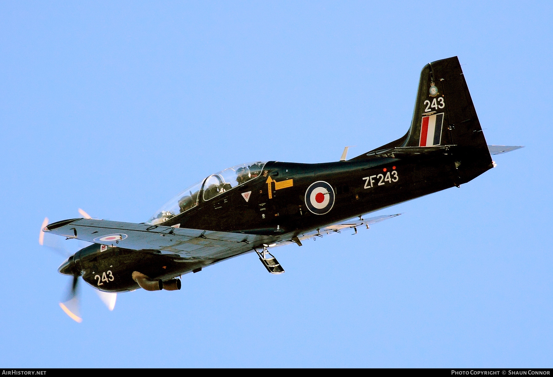 Aircraft Photo of ZF243 | Short S-312 Tucano T1 | UK - Air Force | AirHistory.net #323877