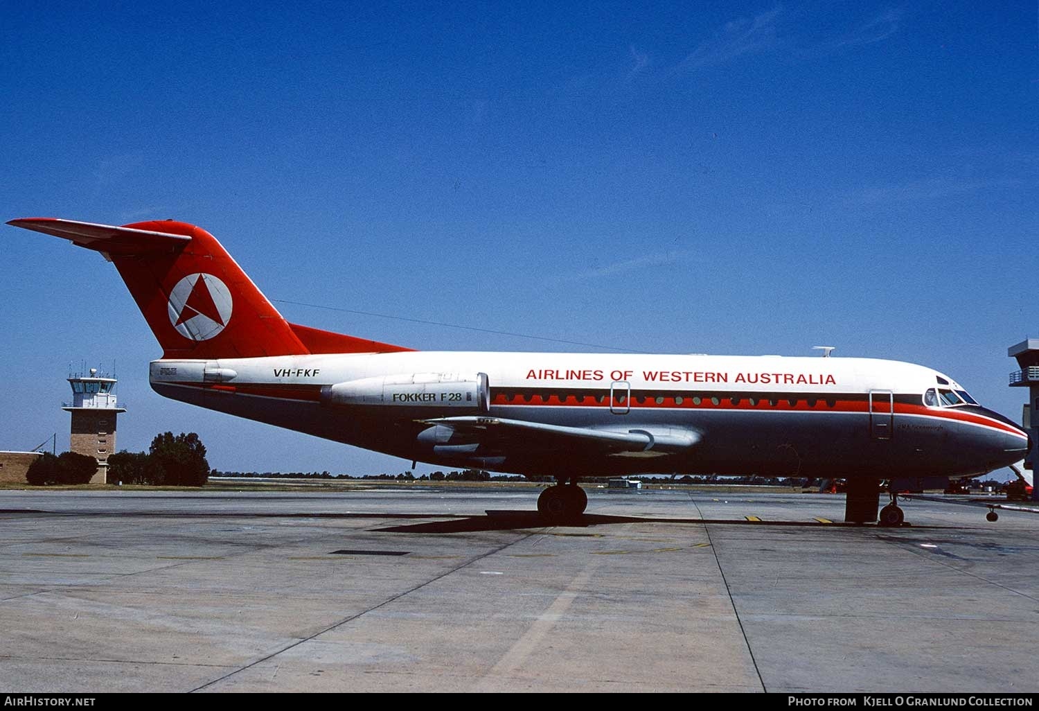 Aircraft Photo of VH-FKF | Fokker F28-1000 Fellowship | Airlines of Western Australia | AirHistory.net #323879