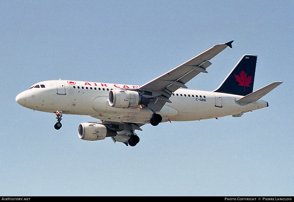 Aircraft Photo of C-GBIK | Airbus A319-114 | Air Canada | AirHistory.net #323904