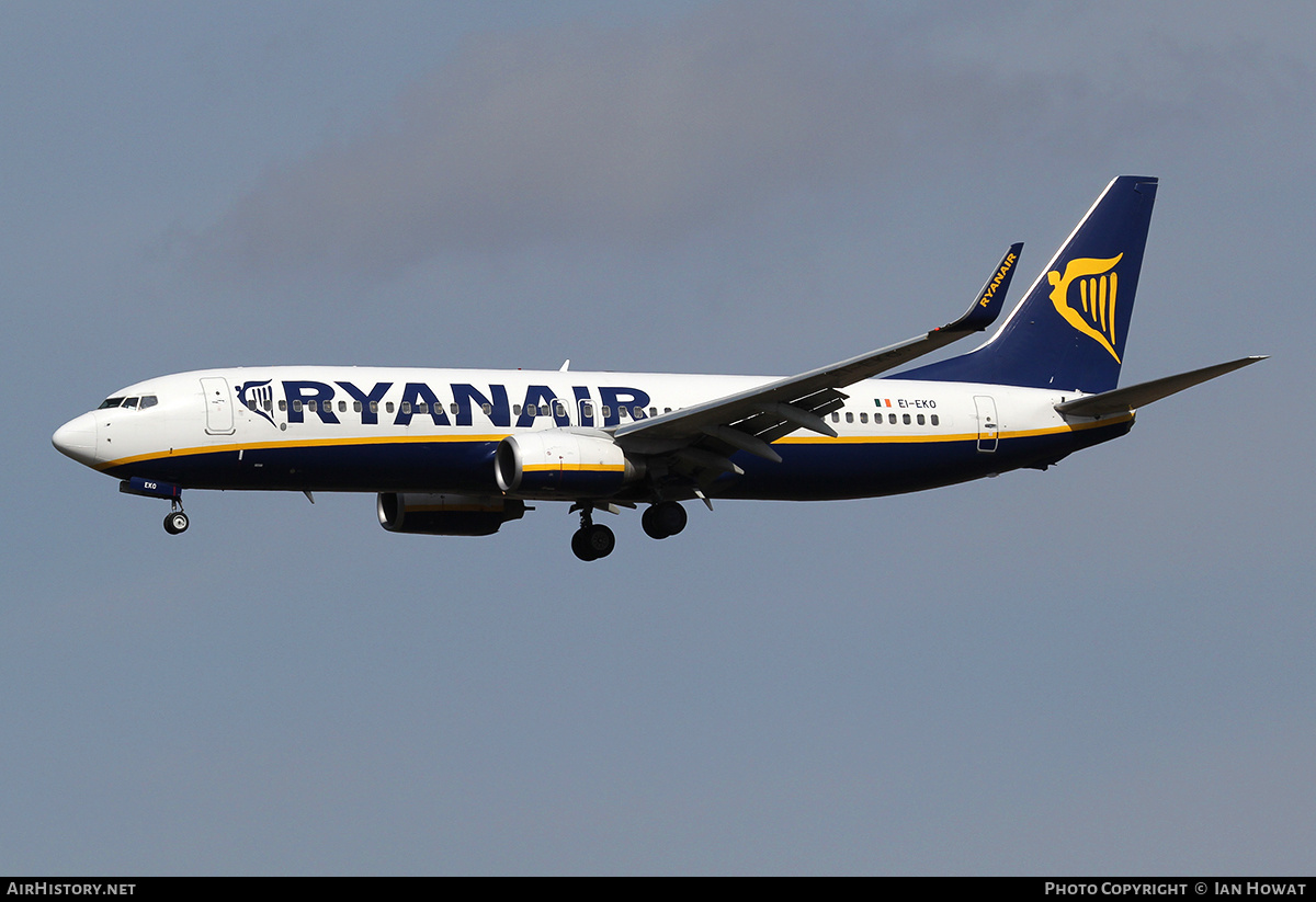 Aircraft Photo of EI-EKO | Boeing 737-8AS | Ryanair | AirHistory.net #323909