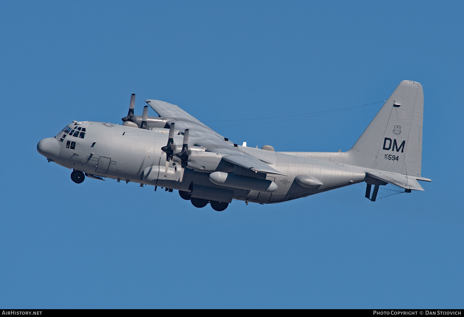 Aircraft Photo of 73-1594 / AF73-594 | Lockheed EC-130H Hercules (L-382) | USA - Air Force | AirHistory.net #323913