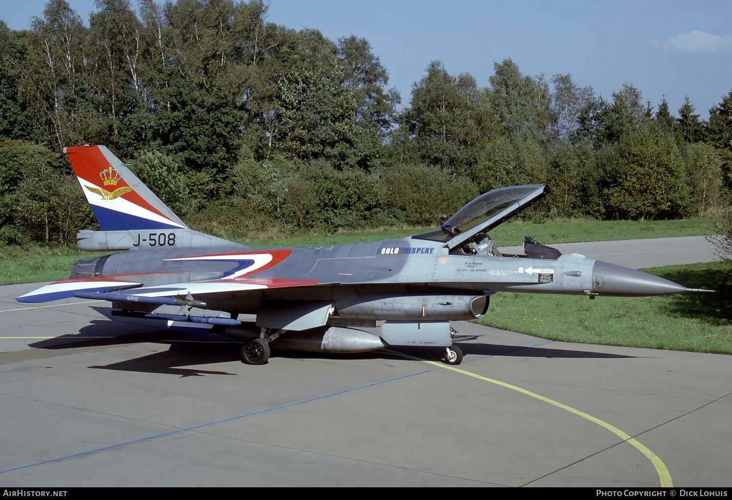 Aircraft Photo of J-508 | General Dynamics F-16AM Fighting Falcon | Netherlands - Air Force | AirHistory.net #323917