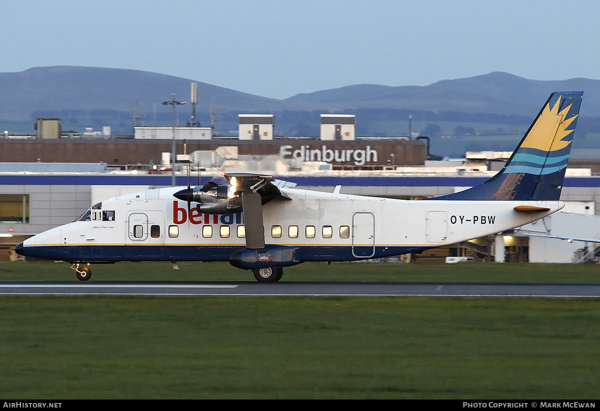 Aircraft Photo of OY-PBW | Short 360-300 | BenAir | AirHistory.net #323927