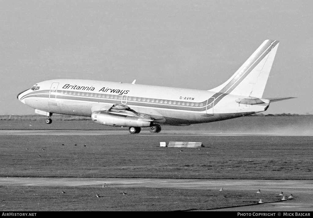 Aircraft Photo of G-AVRM | Boeing 737-204 | Britannia Airways | AirHistory.net #323968