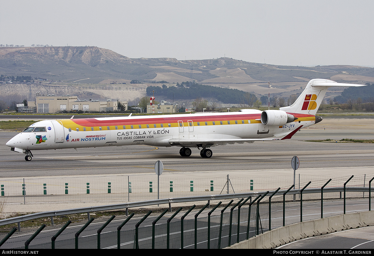 Aircraft Photo of EC-JYV | Bombardier CRJ-900 (CL-600-2D24) | Iberia Regional | AirHistory.net #323969